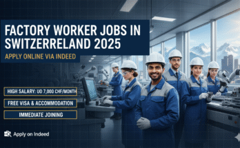 Factory Worker Jobs in Switzerland 2025 – Apply Online via Indeed