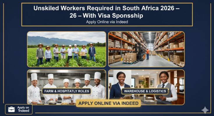Unskilled Workers Required in South Africa with Visa Sponsorship 2026
